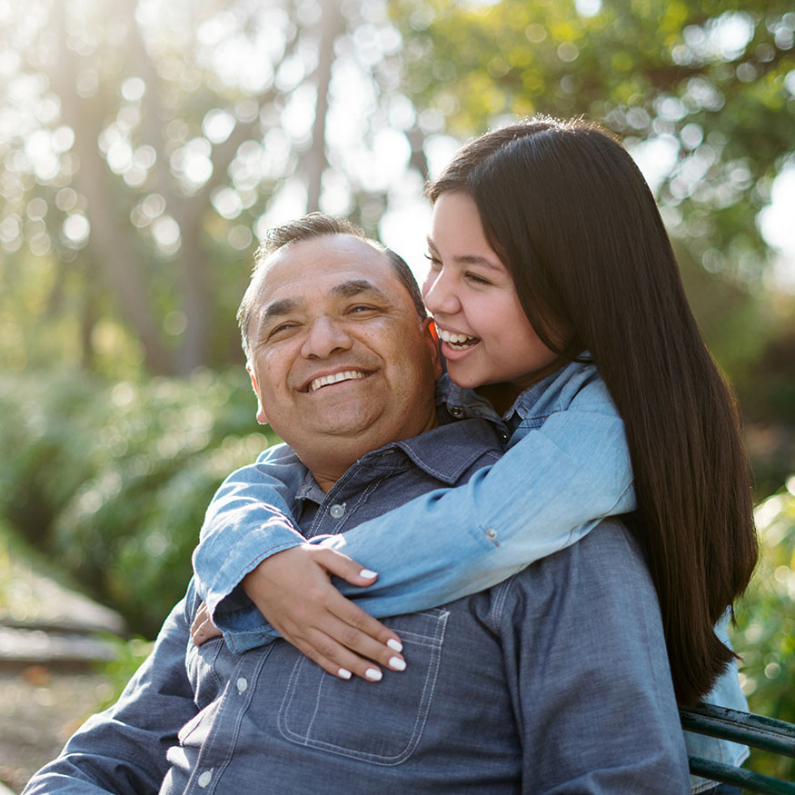 father and daughter